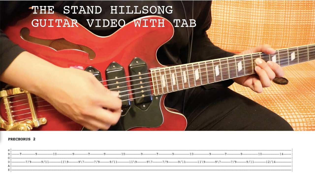 The Stand // Hillsong // Guitar Tutorial // With TAB //