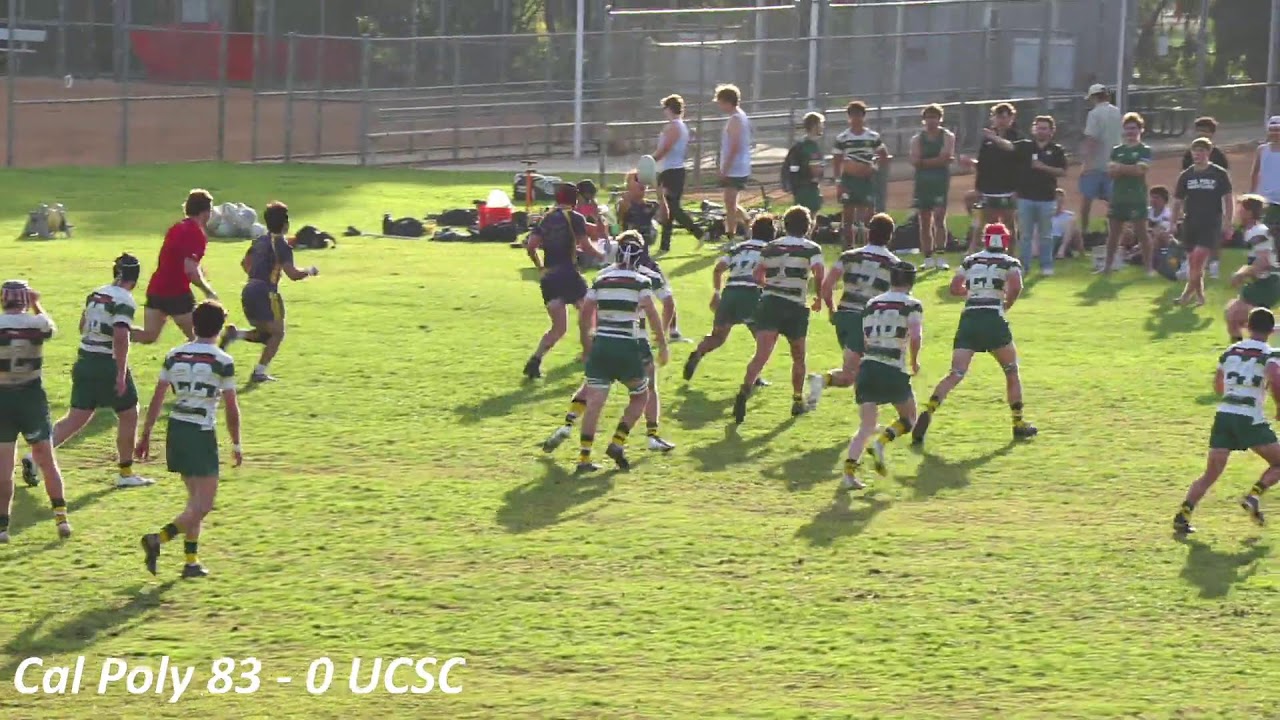 Cal Poly vs UCSC Rugby B side