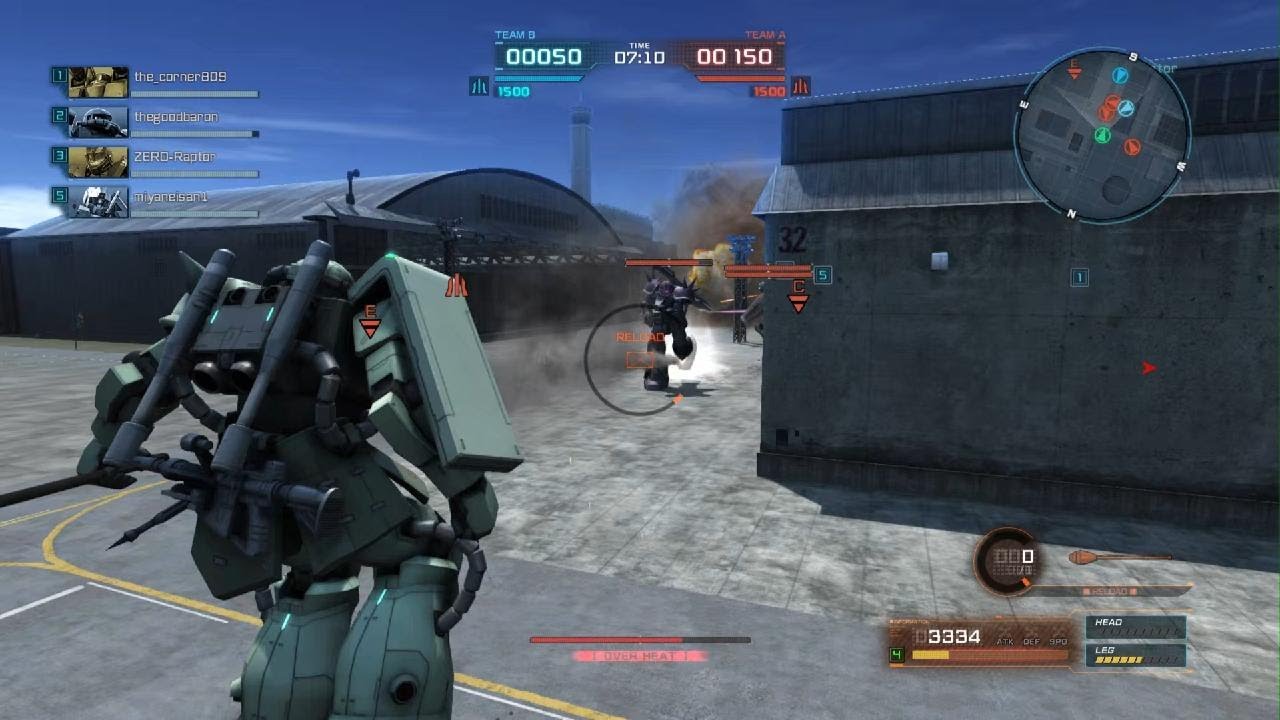 MOBILE SUIT GUNDAM BATTLE OPERATION One Bad Game Rank match