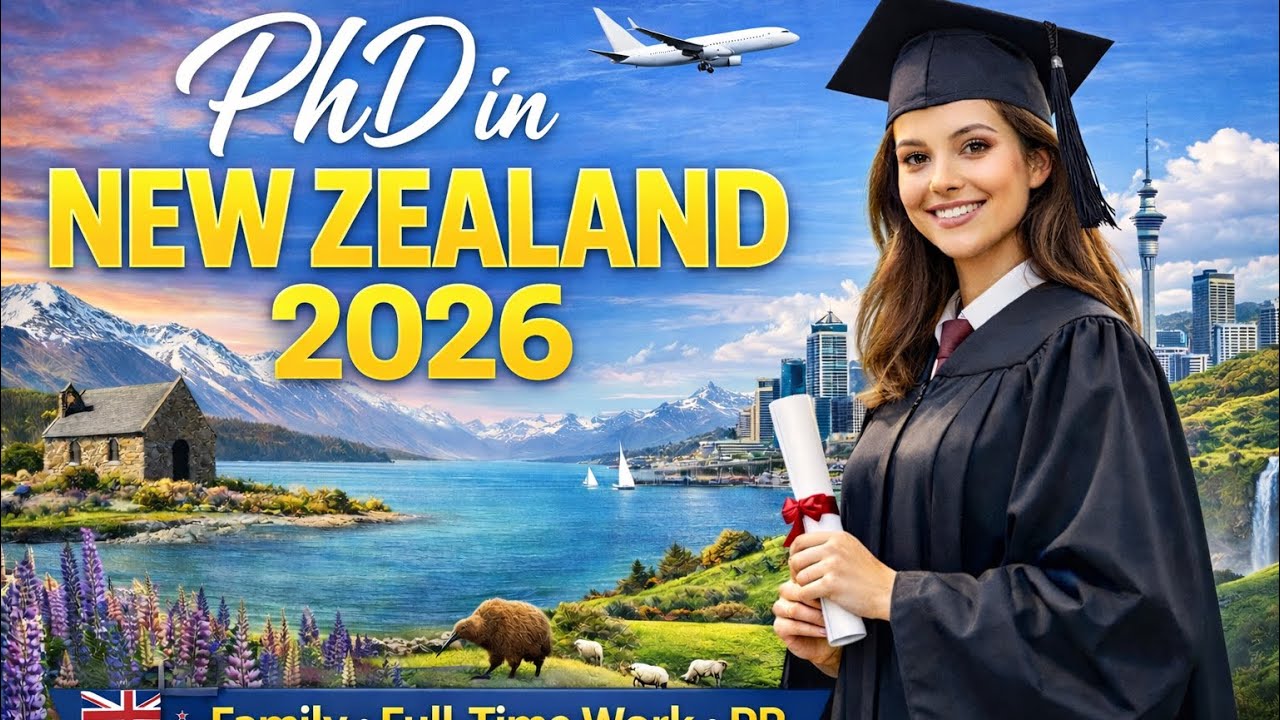 PhD in New Zealand 2026 🇳🇿 | Full Process from Bangladesh | IELTS Score | Family, Work & PR Benefits