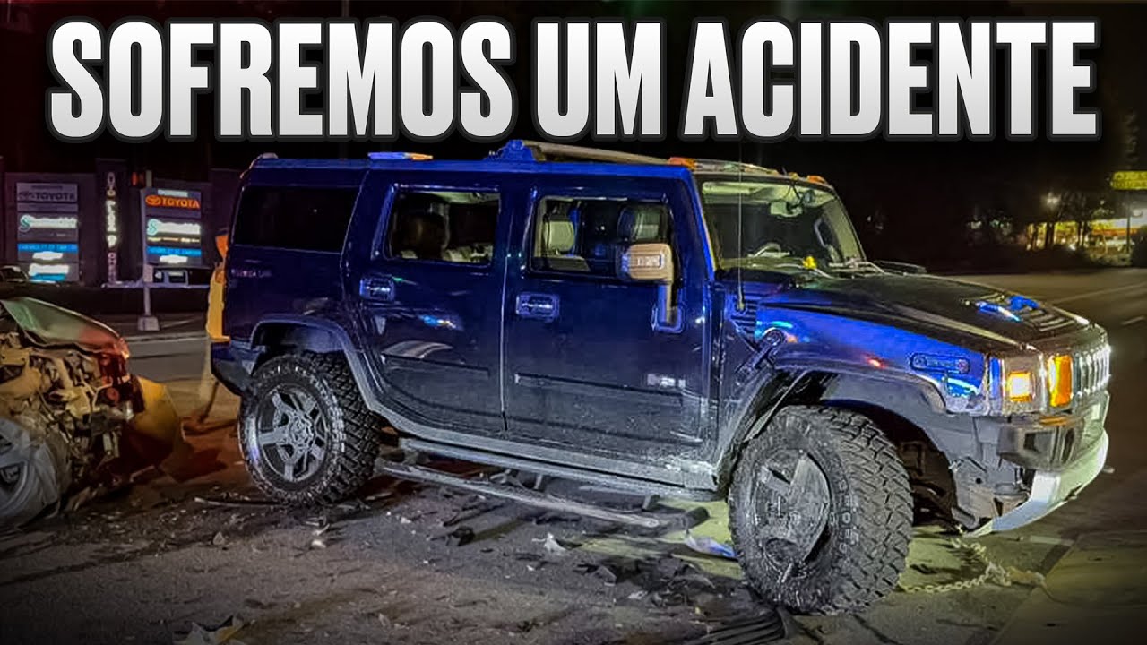 PRONUNCIAMENTO OFICIAL: SOFREMOS UM ACIDENTE COM A HUMMER E FUI PRESO!