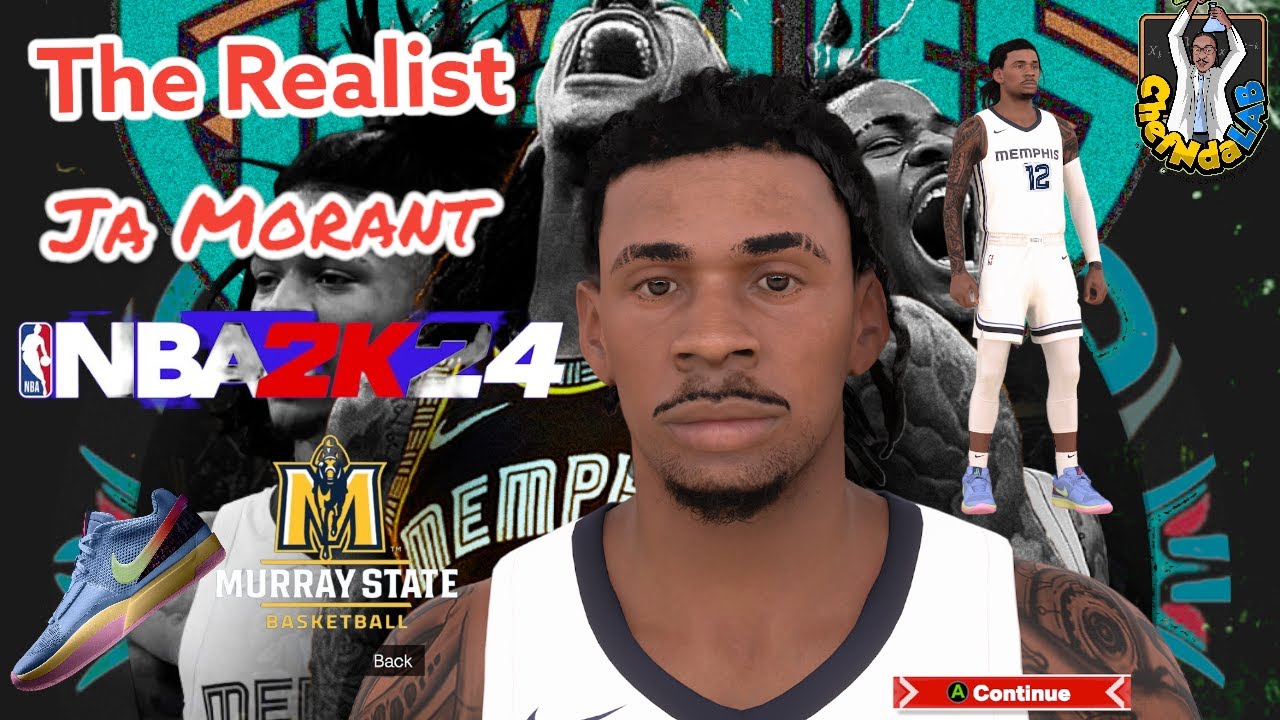 The Realist Ja Morant NBA 2k24 Face Creation (Kobe Bryant Edition) 🔥🔥