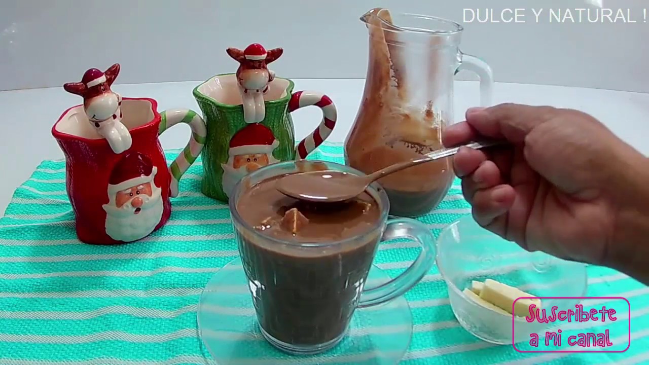 ✅ CÓMO HACER CHOCOLATE CALIENTE CREMOSO / Dulce y Natural.