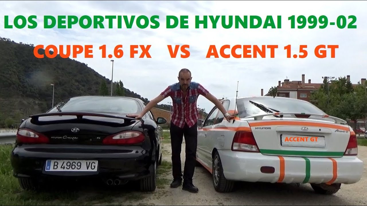Hyundai Coupe 1.6 FX vs Accent GT. Los deportivos de Hyundai 1999-02