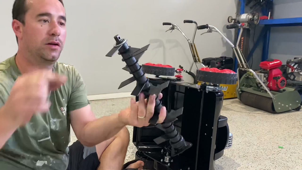 Predator Power lawn scarifier/aerator