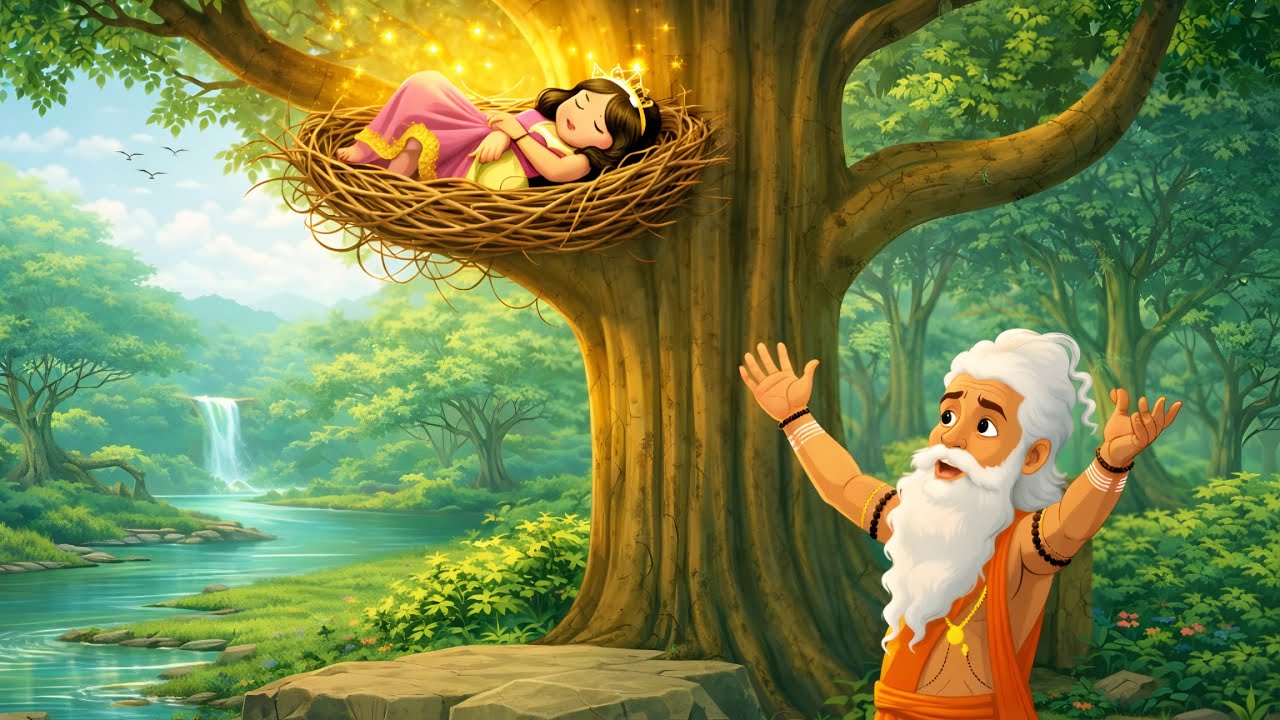 घोंसले में मिली राजकुमारी की अनोखी कहानी | Princess In The Nest | Rajkumari ki kahani | Moral Story