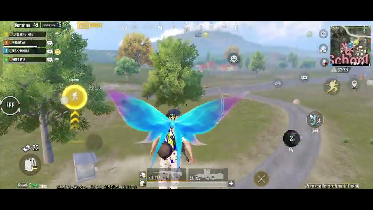New phone new gameplay and first match chicken dinner 