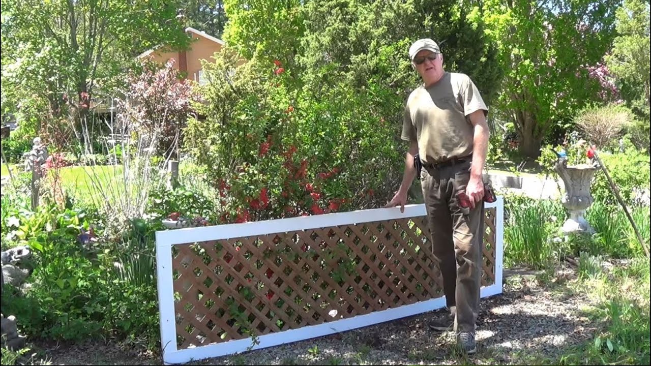 DIY - How To Build An Inlaid Lattice Panel.