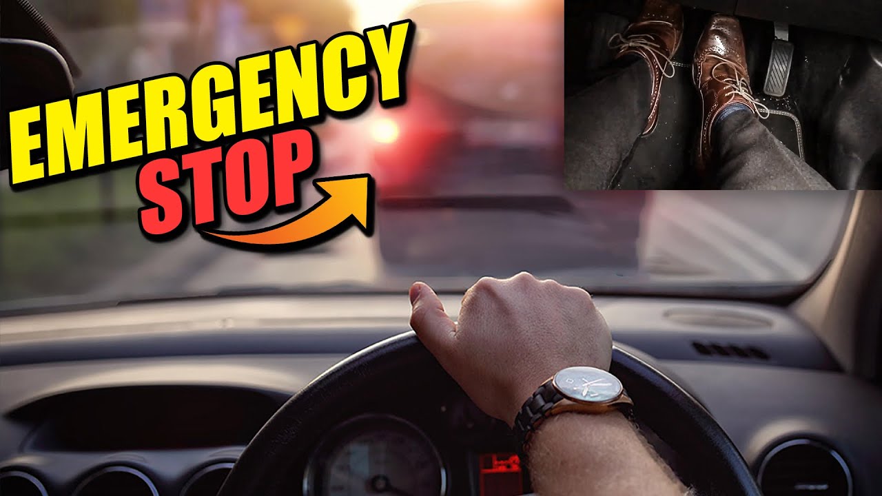 Emergency Stop Driving Lesson!