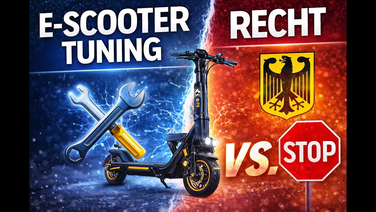 E-Scooter Tuning vs. Recht: Was wirklich erlaubt ist