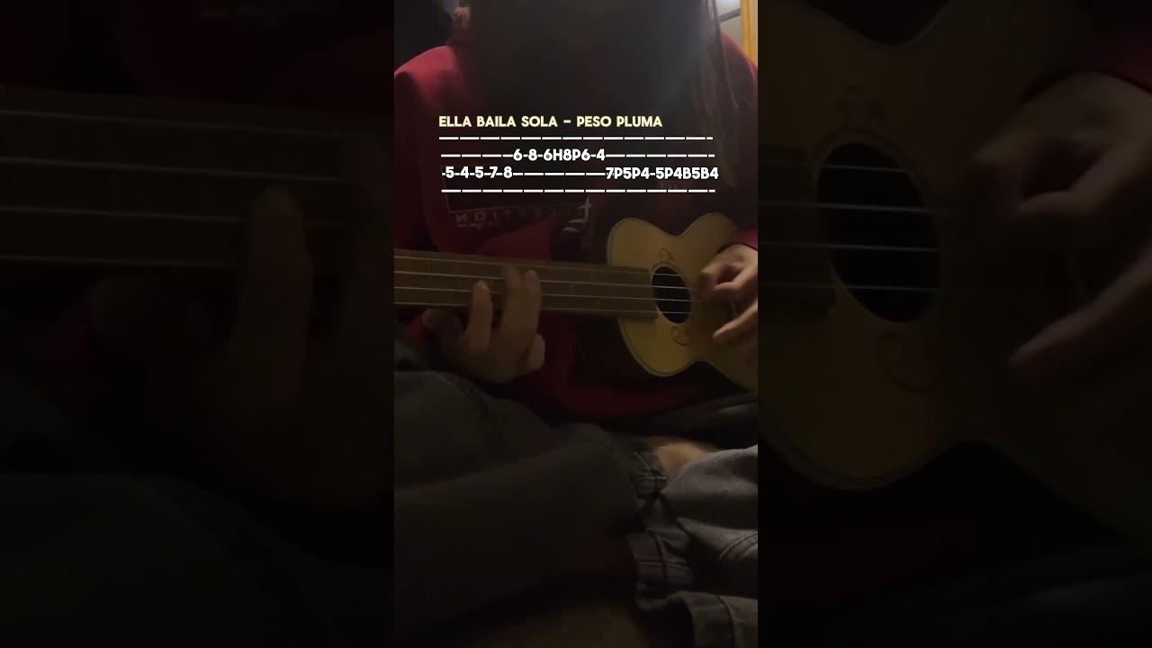 Ella baila sola peso pluma UKULELE TUT