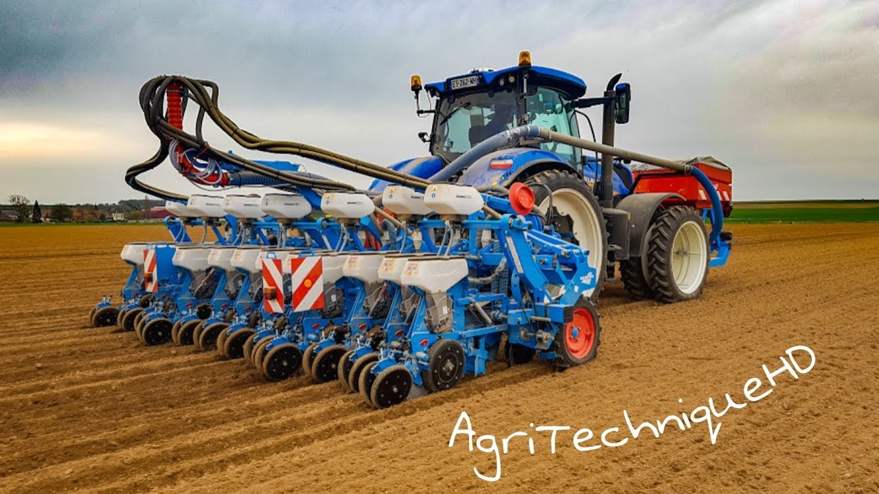 New! New Holland T7 270 | Case IH Optum 270 | Monosem 12 rangs!