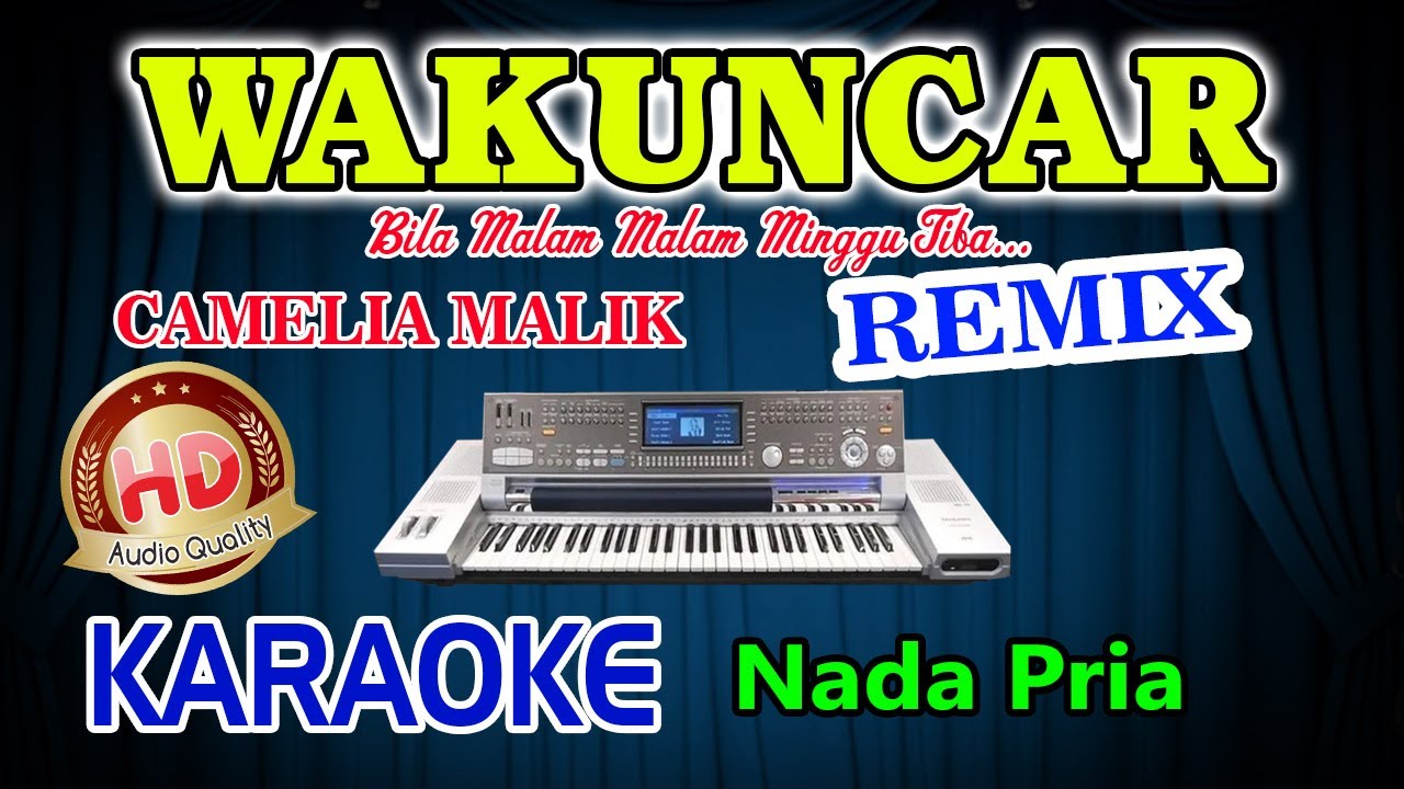 Wakuncar Remix Karaoke Camelia Malik HD Audio Nada Pria