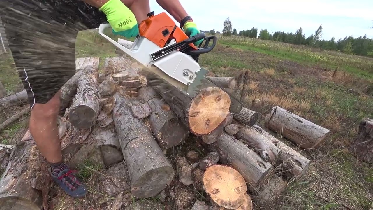 Бензопила Holzfforma G660 перший пуск