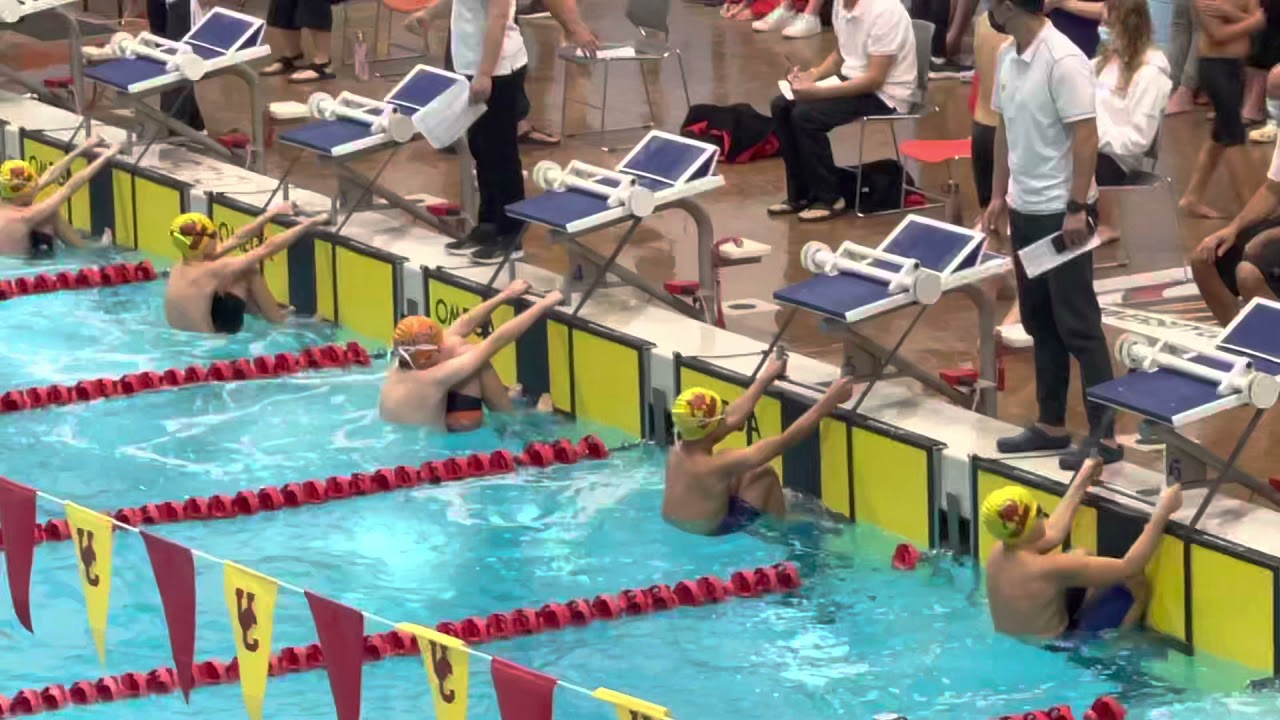 100m Backstroke | Provincial time | Kids Swimming Competition