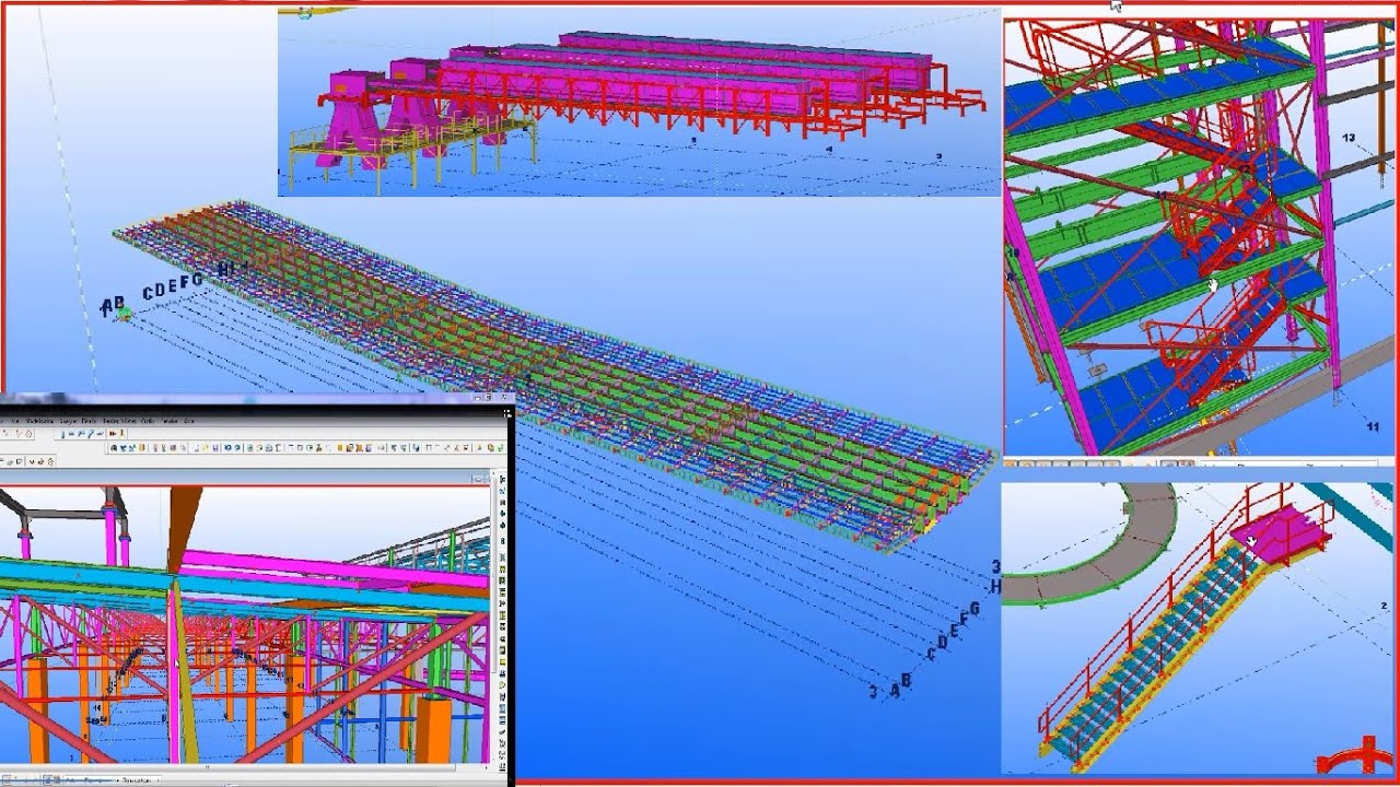 projets réalisés avec tekla structure