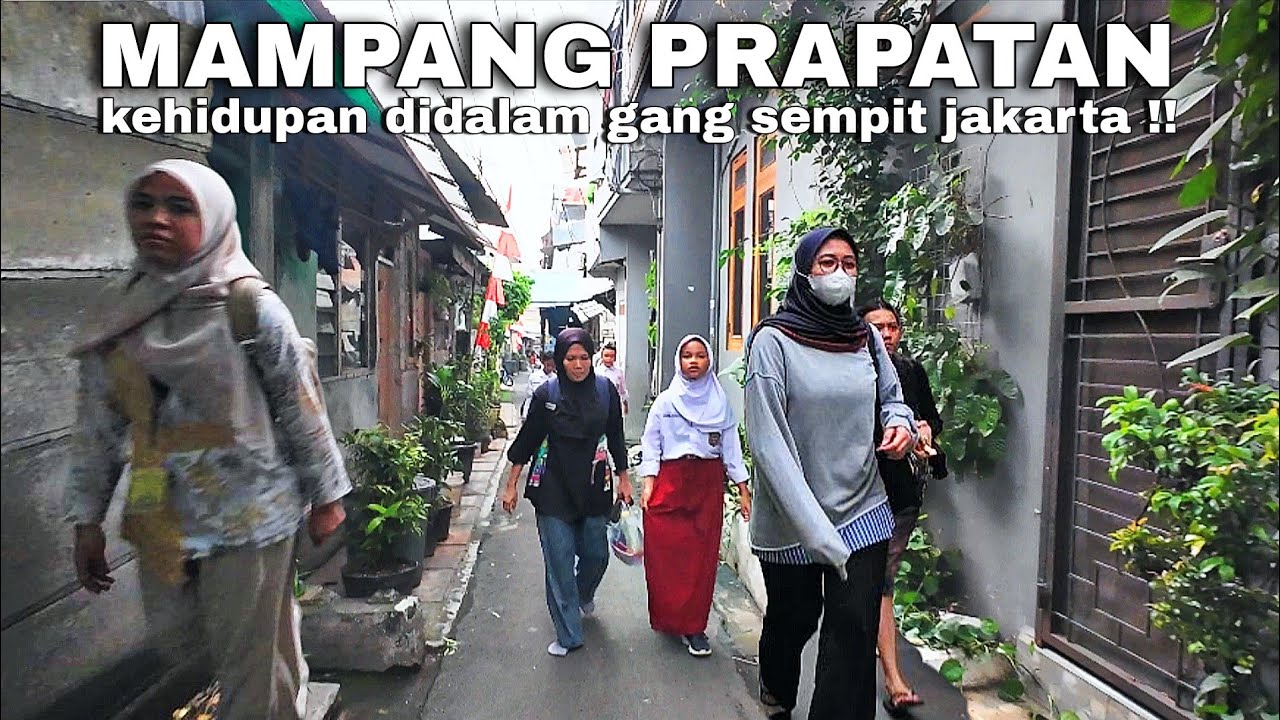 MELIHAT SUASANA DI DALAM GANG SEMPIT MAMPANG PRAPATAN JAKARTA SELATAN ! | real life in jakarta