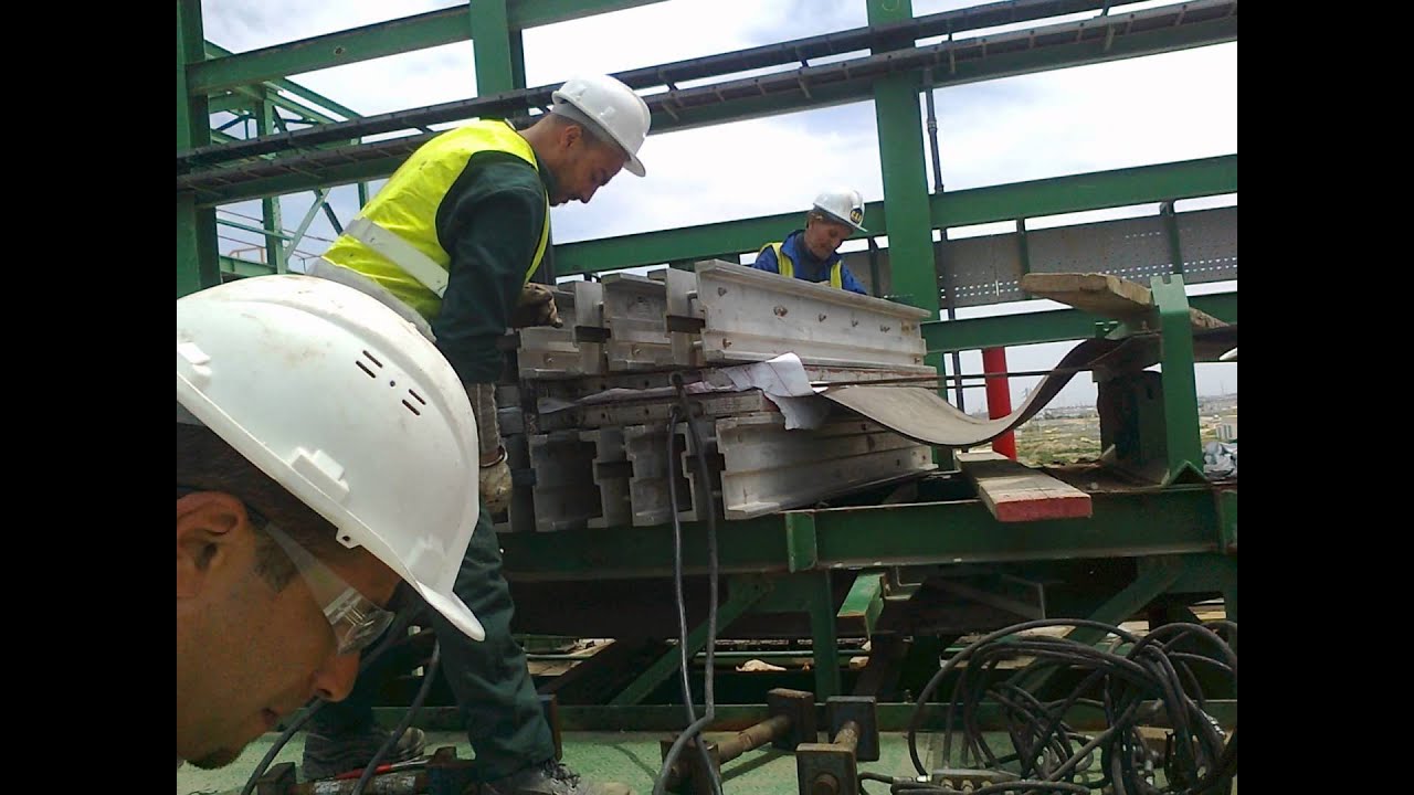 Sté MOCT Manutention , Entret des CV , Vulcanisations des bandes transporteuses et caoutchoutage