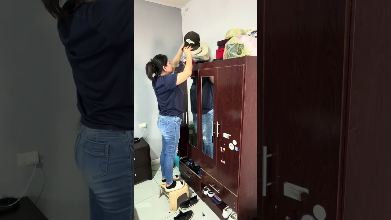 Tenía un basurero en mi cuarto y no lo dabia😱 así que a limpiar✨👌🏻#limpieza #viral #casa