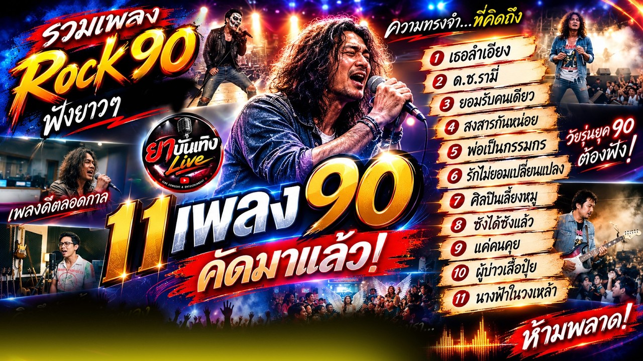 เธอลำเอียง-ด.ช.รามี่-ยอมรับคนเดียว รวมเพลง90เพราะๆ