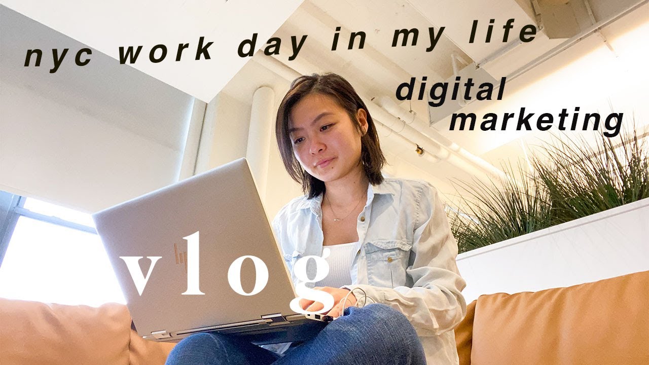 nyc work vlog🗽✨ full work day in my life in digital marketing manager 👩🏻‍💻