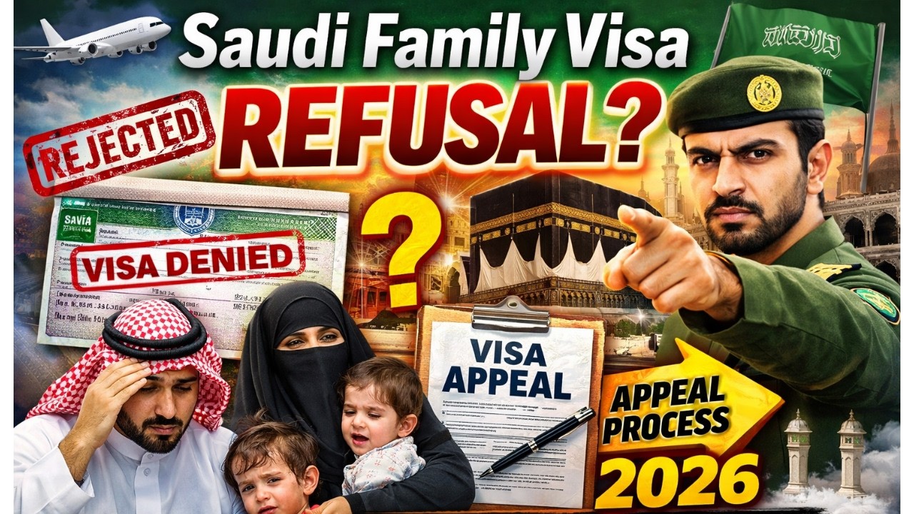 Saudi Family Visa REFUSED? Jawazat Appeal Process 2026 Explained | Don’t Miss This!