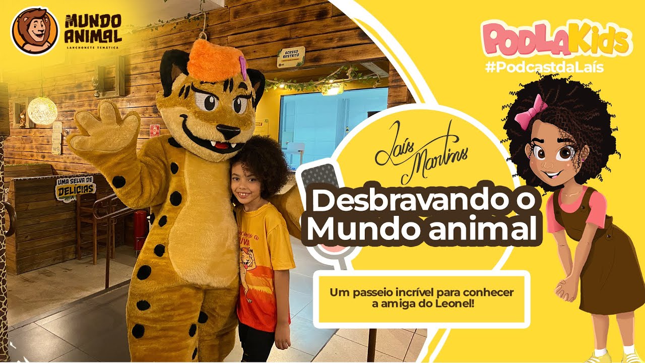 CONHECI A OLÍVIA DESBRAVANDO O MUNDO ANIMAL!