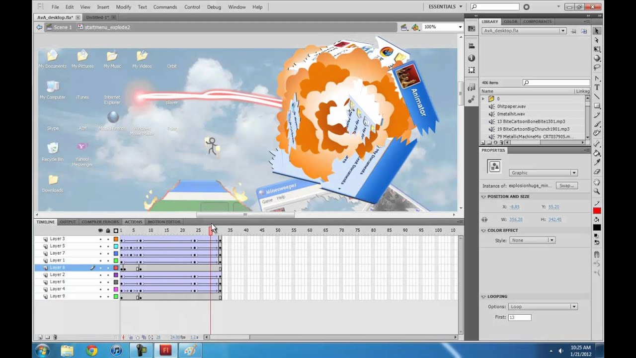 ALAN BECKER - Exploding Screenshots