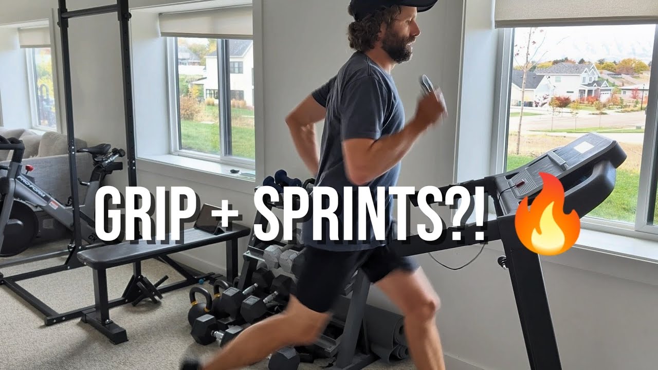 GRIP TRAINING while you SPRINT?! John Brookfield's Insane Endurance Routine