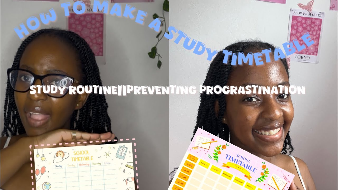 How To Make A Realistic Study Timetable You’ll Actually Follow!🤍📚🤍