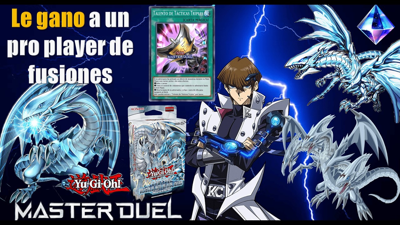 VICTORIA CON TALENTO DE TÁCTICAS TRIPLES! GANO A PRO PLAYER DE FUSIONES | YU-GI-OH!  | DUELO ONLINE