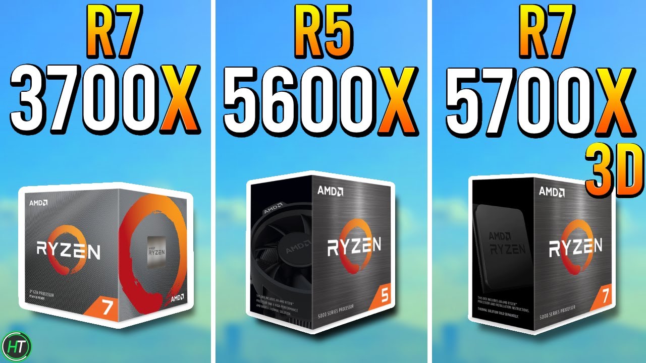 Ryzen 7 3700X против Ryzen 5 5600X против Ryzen 7 5700X3D