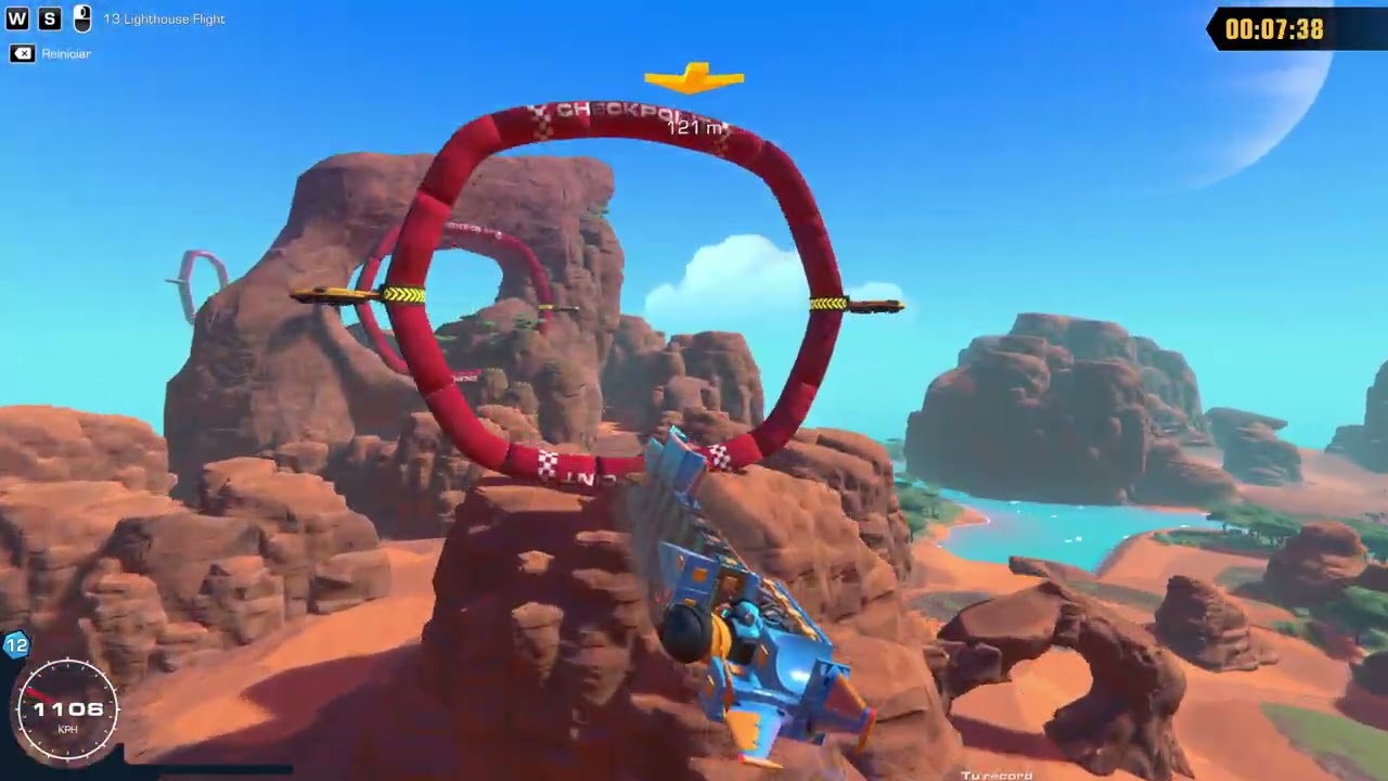Trailmakers Rally Lighthouse Flight (Thrusters) 13.60s (WR)