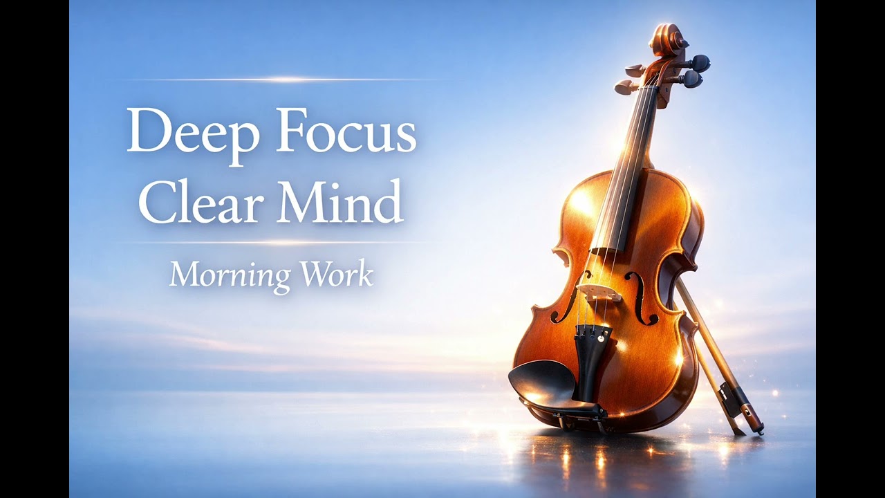 Deep Focus Violin Instrumental | Morning Productivity Background Music