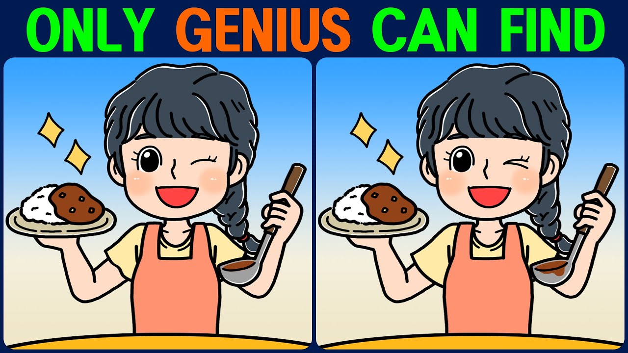 【Find the Difference】 If you've found them all, you're a concentration genius!