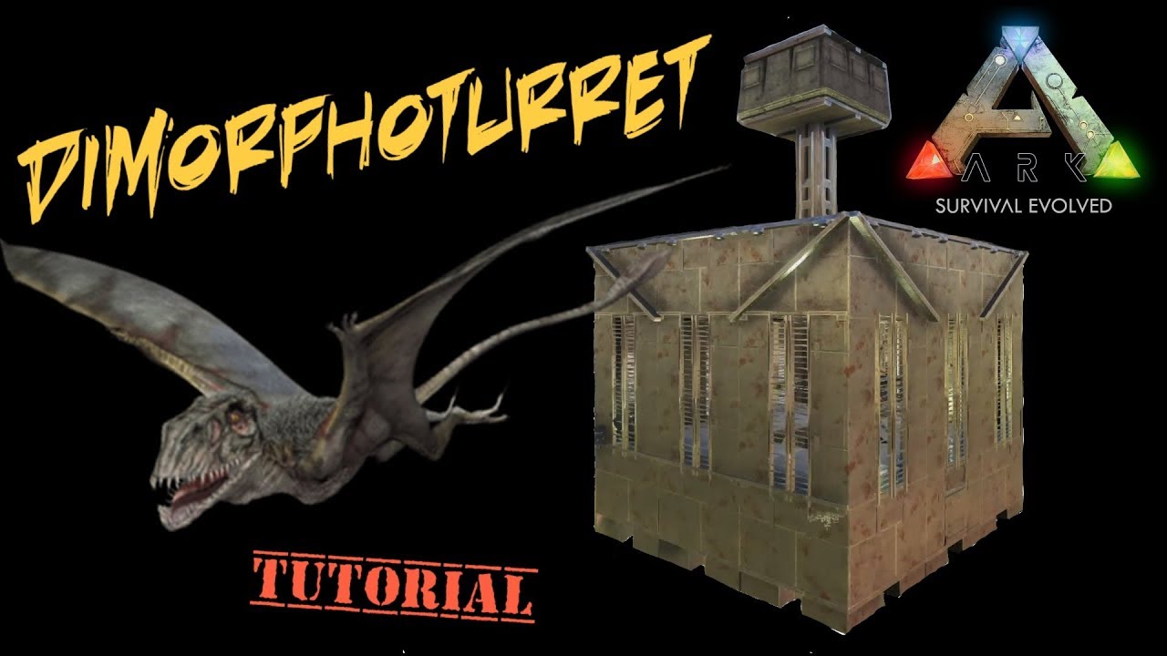 Dimorphoturret, bird cage defensive turret structure - Ark Survival Evolved
