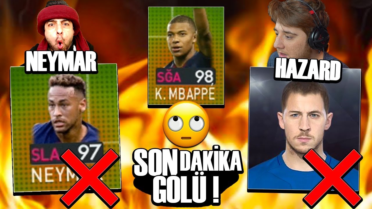 98 MBAPPE VE MÜTHİŞ GOLÜ !! BEN YENİLİRSEM HAZARD ÜMİDİ YENİLİRSE NEYMAR'I SİLİYOR !!