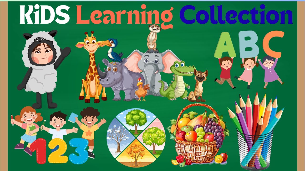 14-in-1 Kids Learning Compilation - Fun Educational Videos for Kids