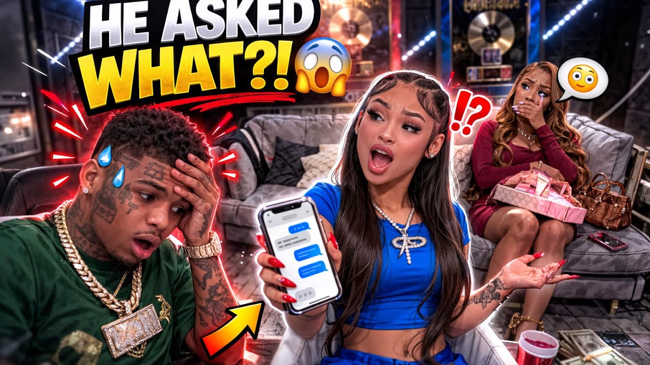 Blueface спрашивает Джордин Лукас, кто самая привлекательная в комнате… Чат ждал ответа 👀