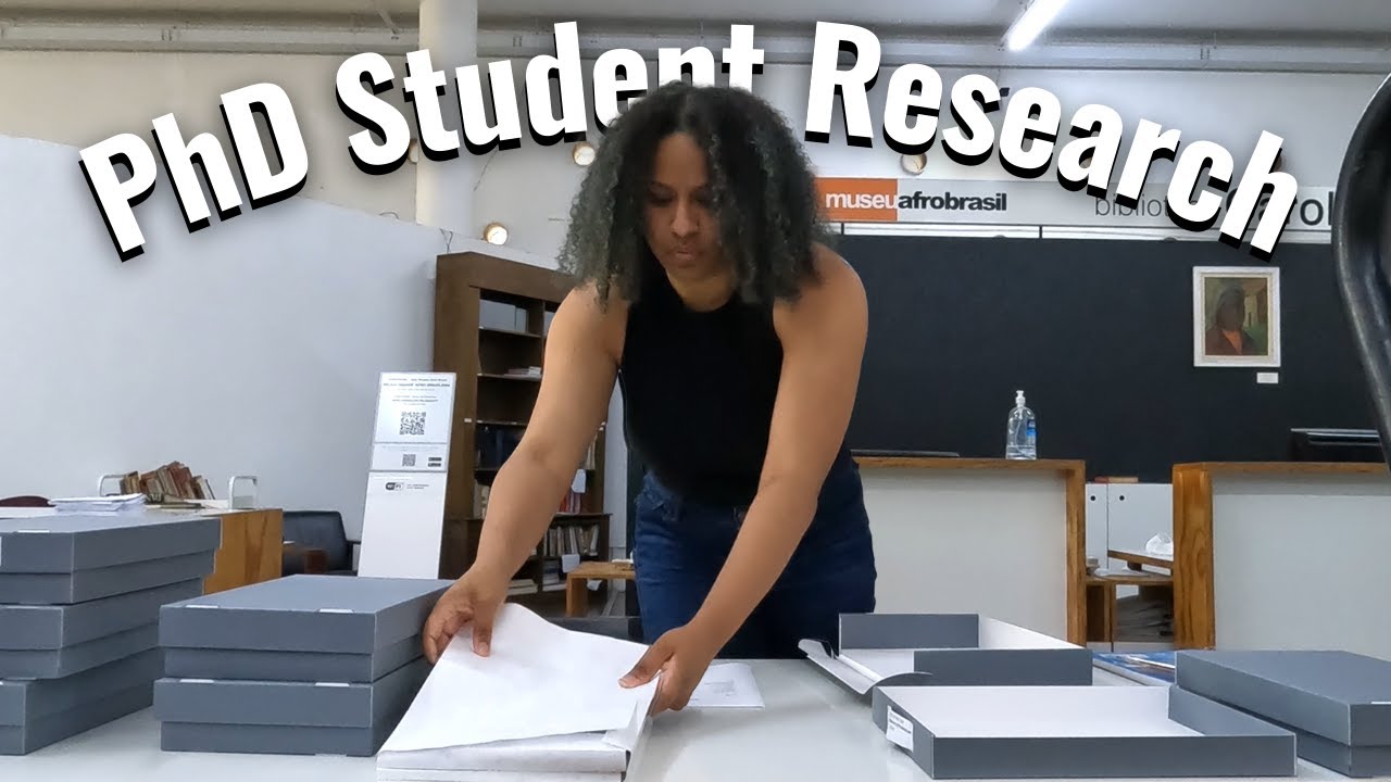 Day In the Life of a PhD Research Vlog | Analyzing Archival Documents & Art as an Art Historian
