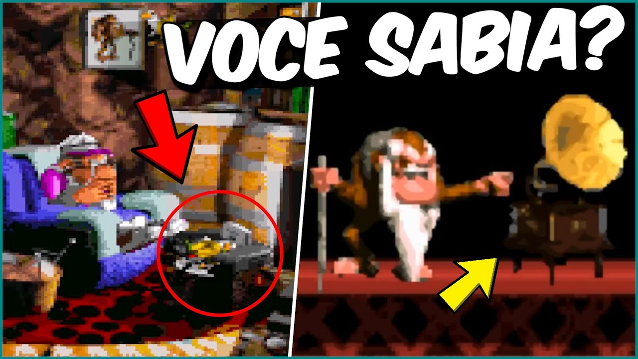 10 Melhores SEGREDOS  e CURIOSIDADES em DONKEY KONG COUNTRY games