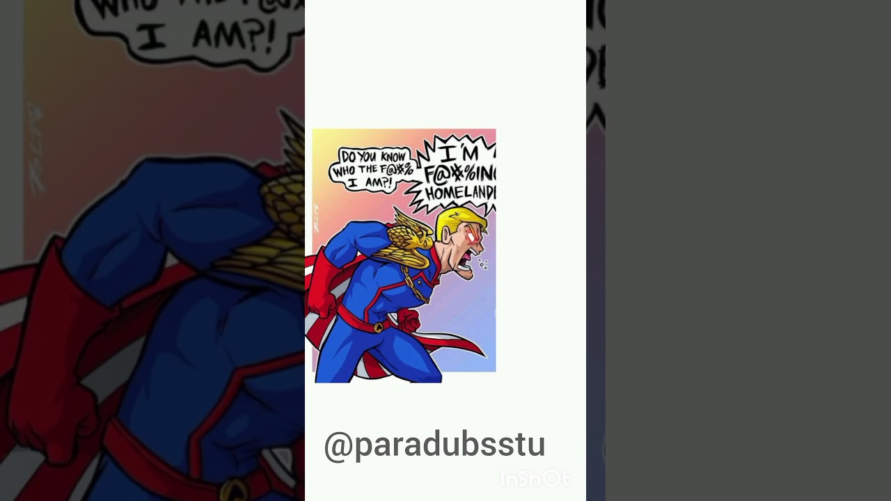 Capit&atilde;o patria se encontra com superman #shorts #fandubbr #superman #homelander
