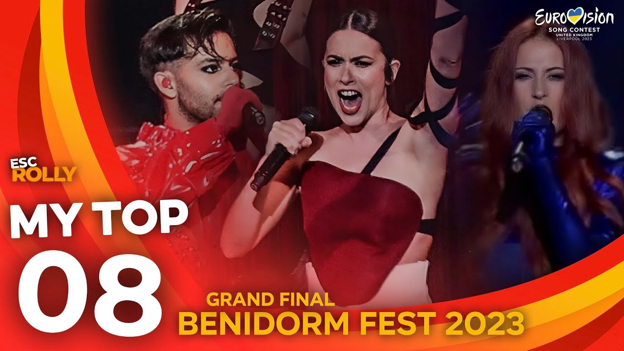 🇪🇸 Benidorm Fest 2023 | My Top 8 - FINAL (Spain Eurovision 2023)