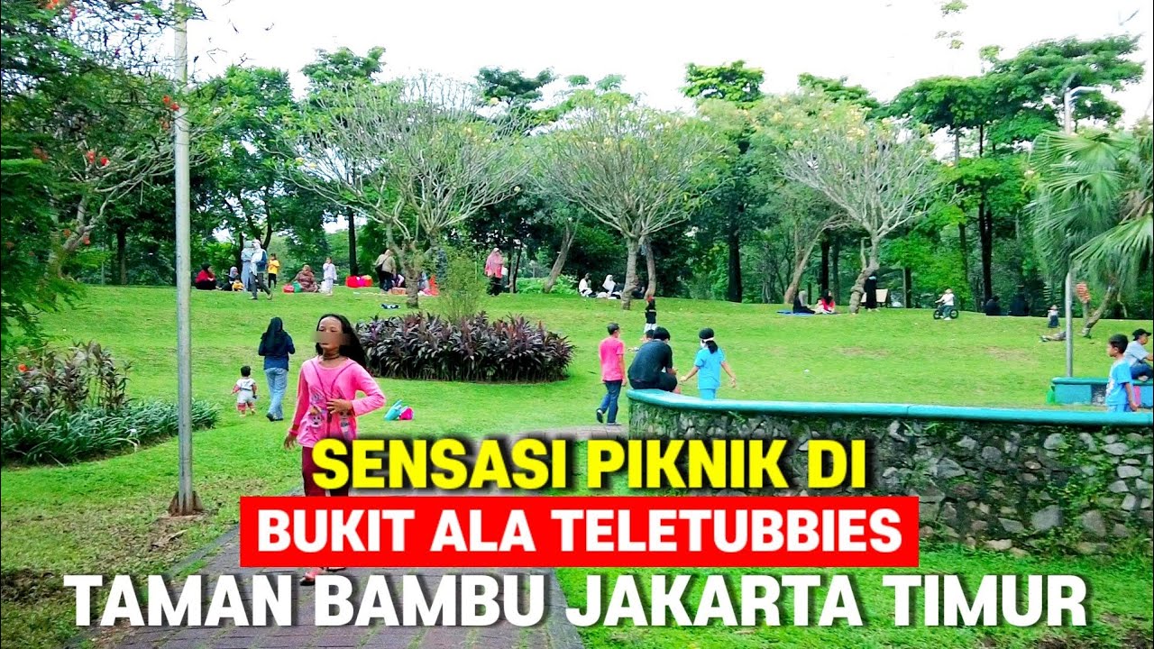 WOW KEREN TAMAN BAMBU JAKARTA TIMUR PUNYA GUNDUKAN BUKIT ALA TELETUBBIES
