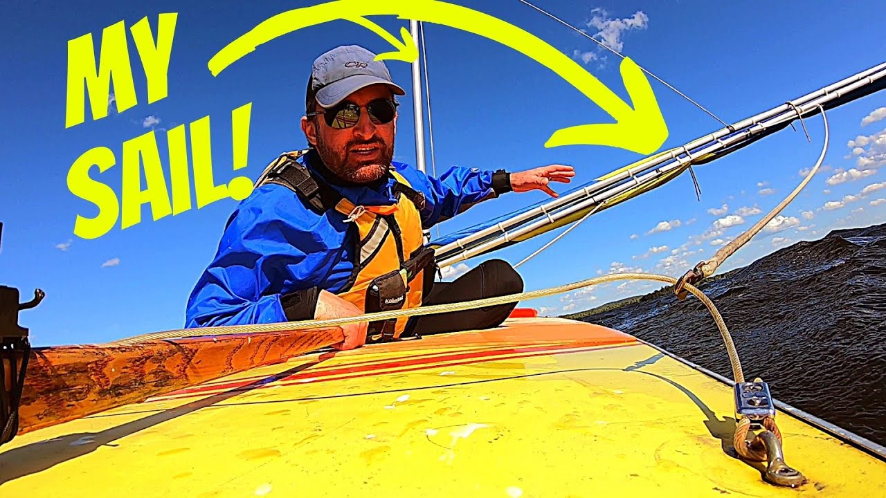 Sunfish Sailing High Wind with SPARS ONLY.