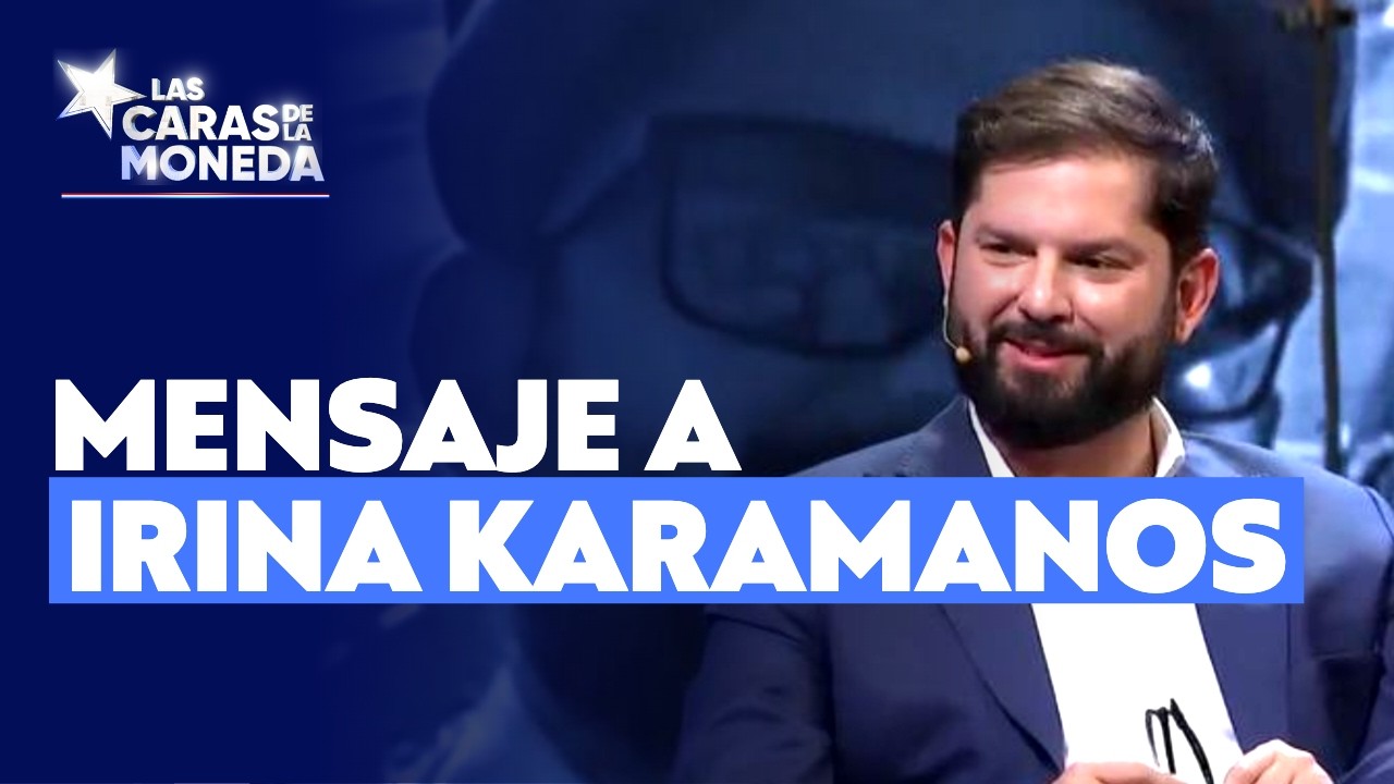 Presidente Gabriel Boric envía inesperado mensaje a Irina Karamanos, su expareja l Canal 13