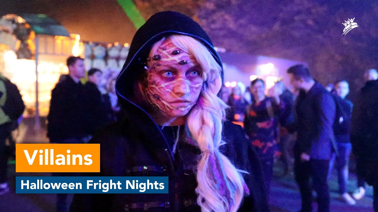 Villains Scare Zone | Walibi Halloween Fright Nights 2021 | Theme Park Videos