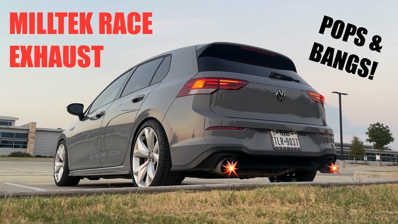MK8 GTI: Milltek Race Exhaust | It Is LOUD