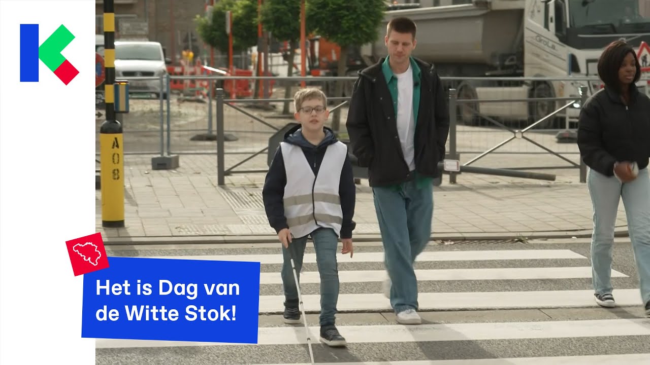 Maarten (11) is slechtziend en leert stoklopen