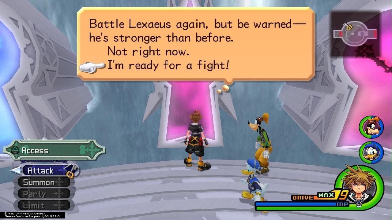 Kingdom Hearts 2 Final Mix: How to easily Beat Data Lexaeus
